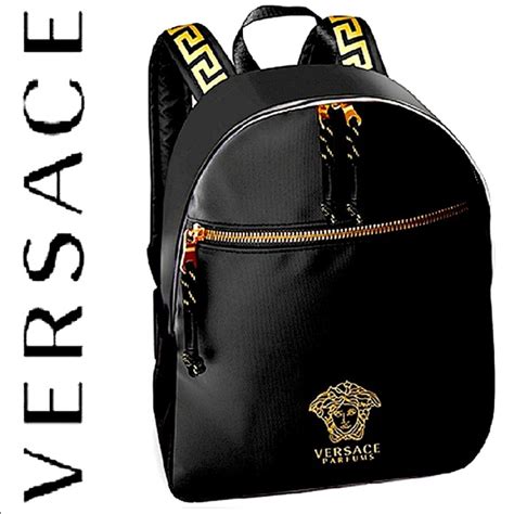 versace backpack parfum deak|Versace summer backpack for men.